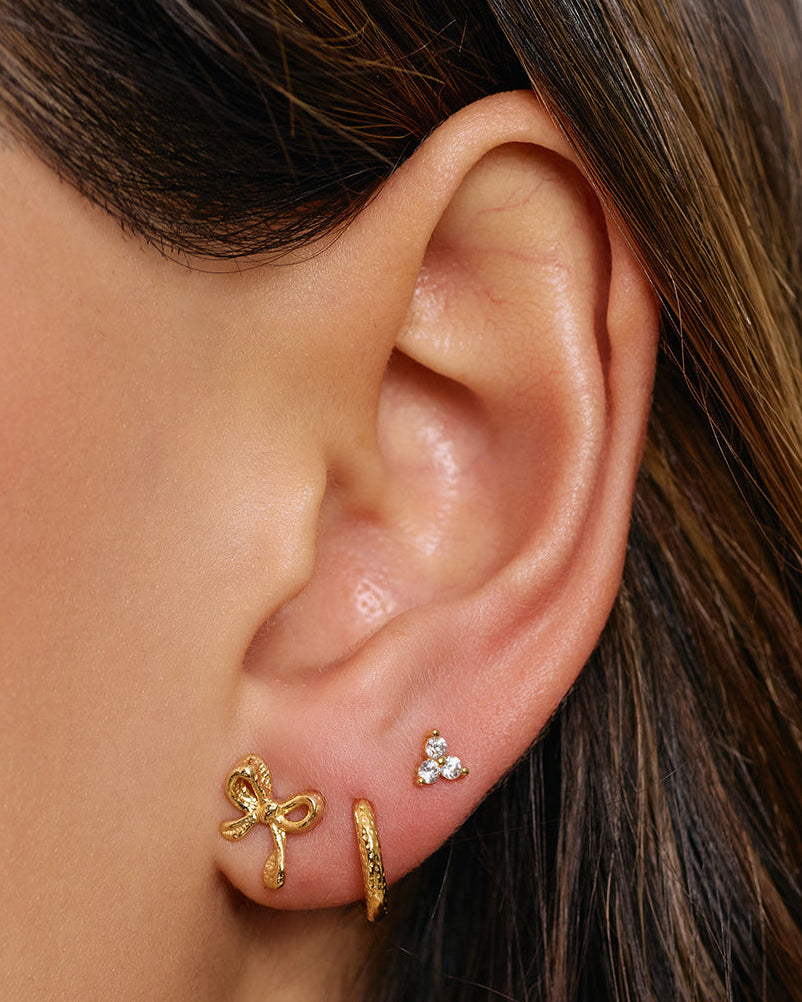 Cassia Single Stack Stud Earring