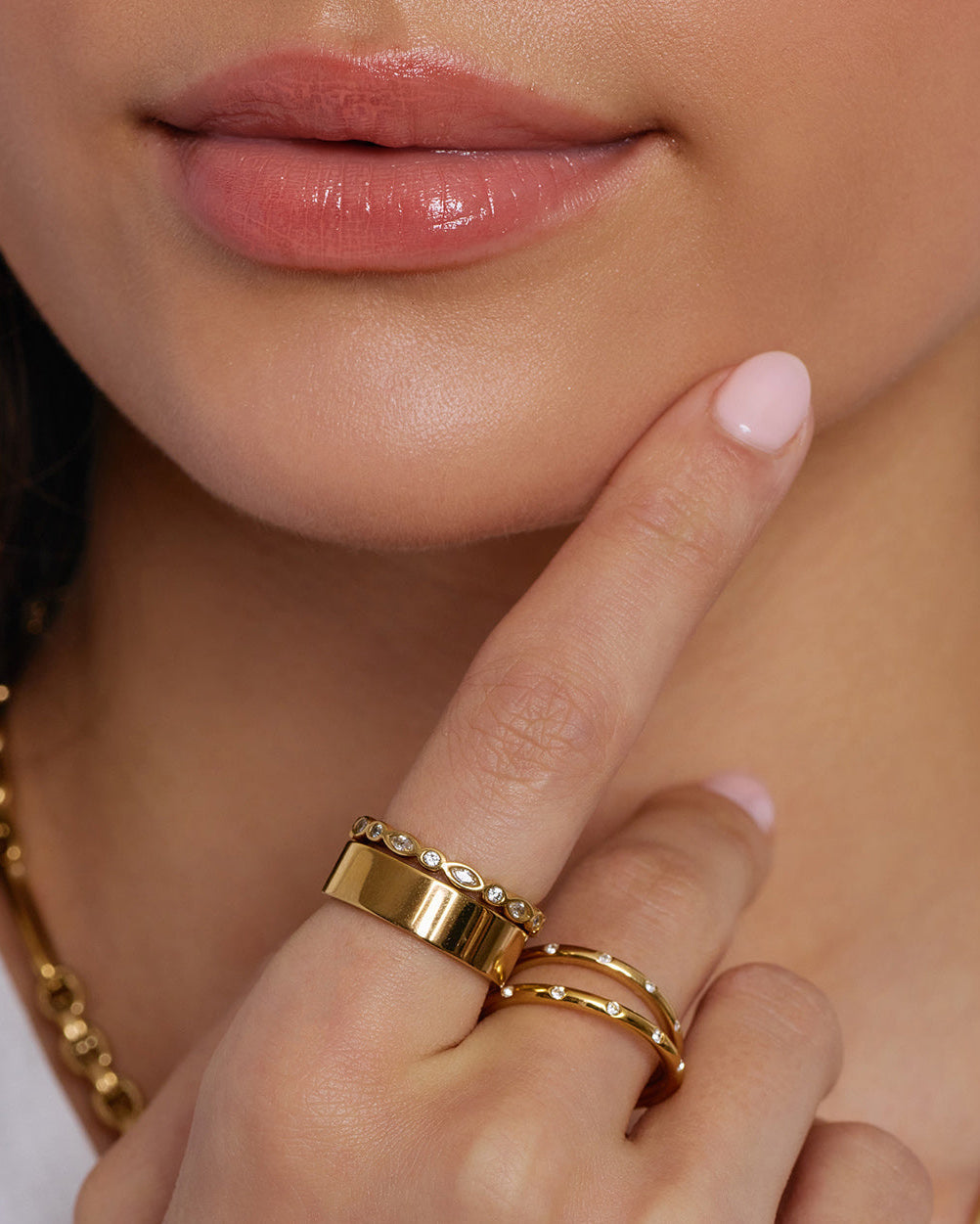 Viola Double Ring Stack