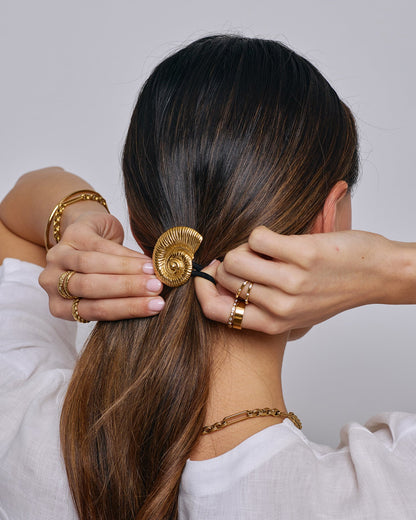 Nautilus Hair Tie - Black
