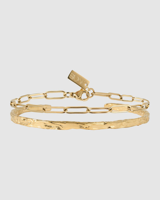 Salvador Bracelet Stack - Gold