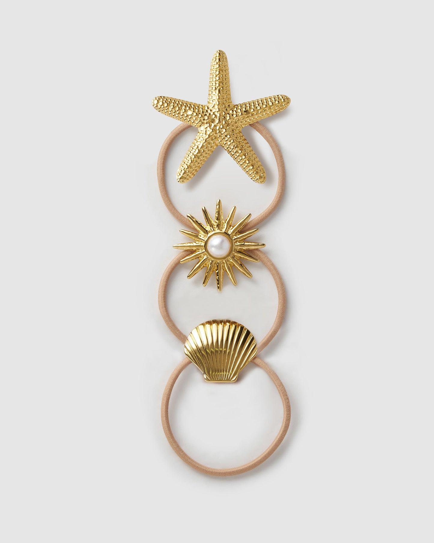 Seaside Hair Tie Bundle - Natural