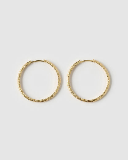 Triple Hoop Earring Stack - Gold