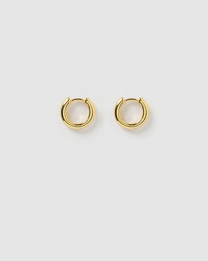 Circle Earring Stack - Gold