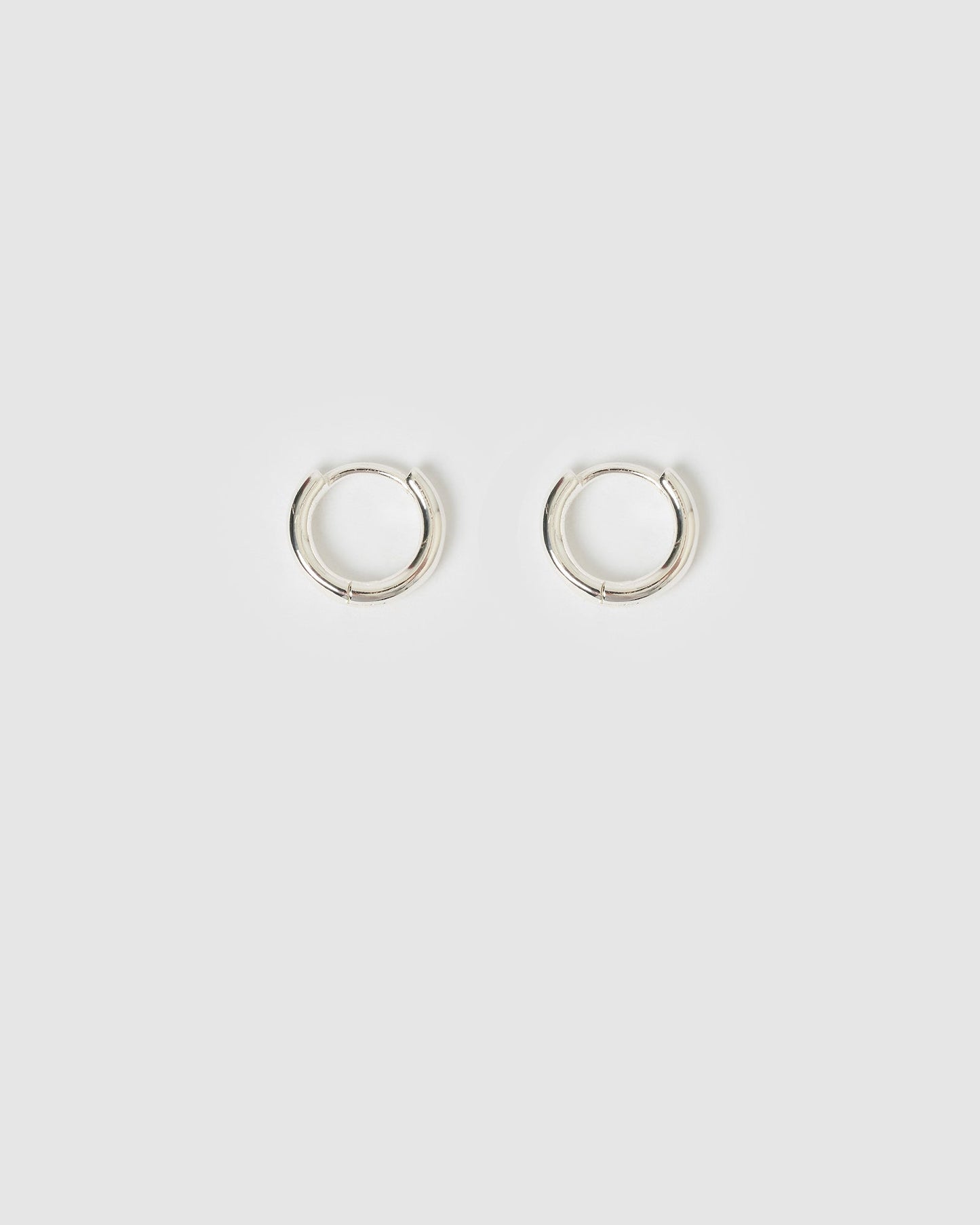 Circle Earring Stack - Silver