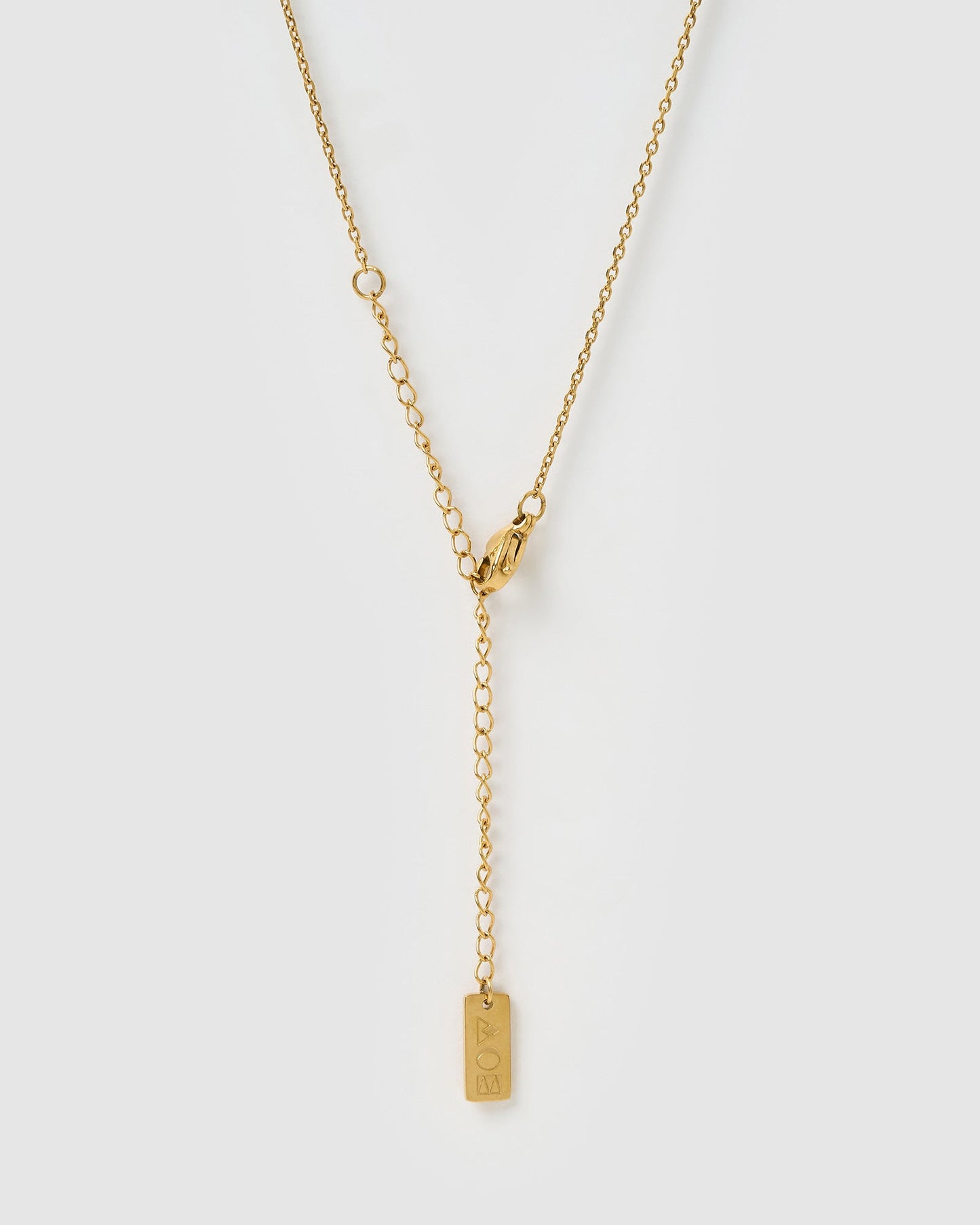 Star Of David Charm Gold Necklace