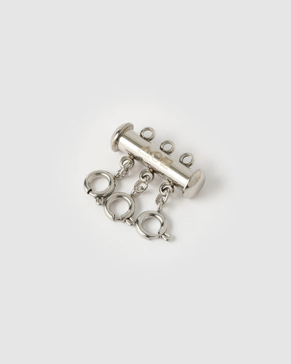 Necklace Stacking Clasp - Silver