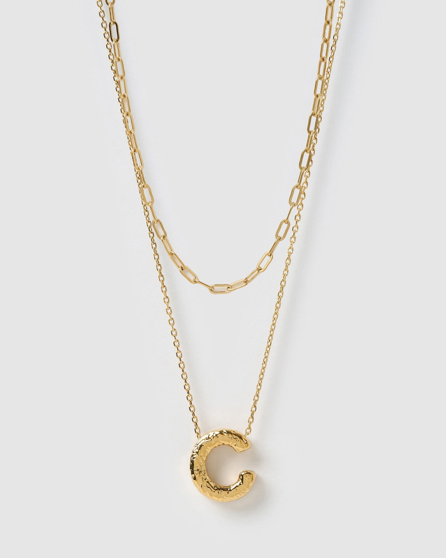 Statement Letter Necklace Stack