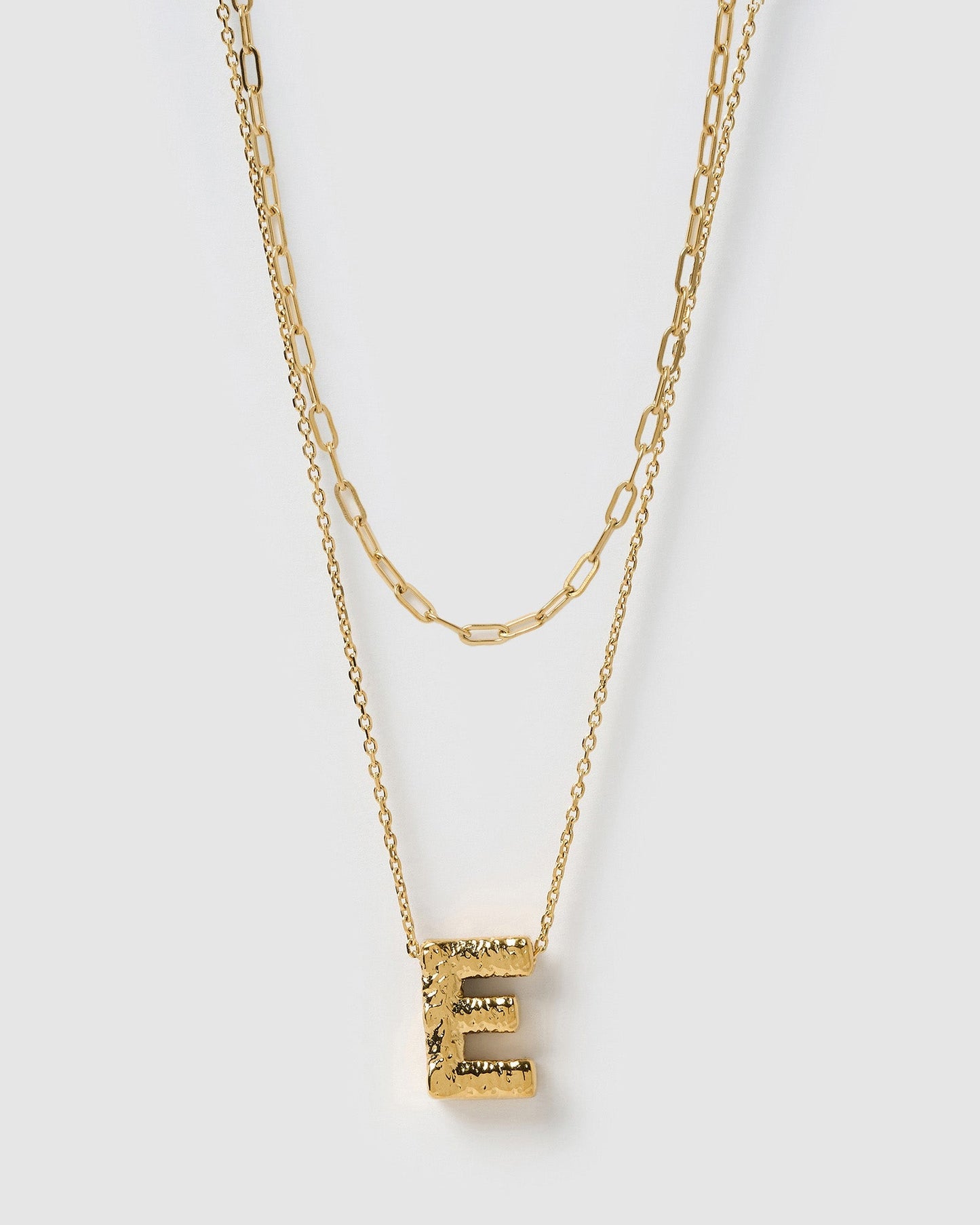 Statement Letter Necklace Stack