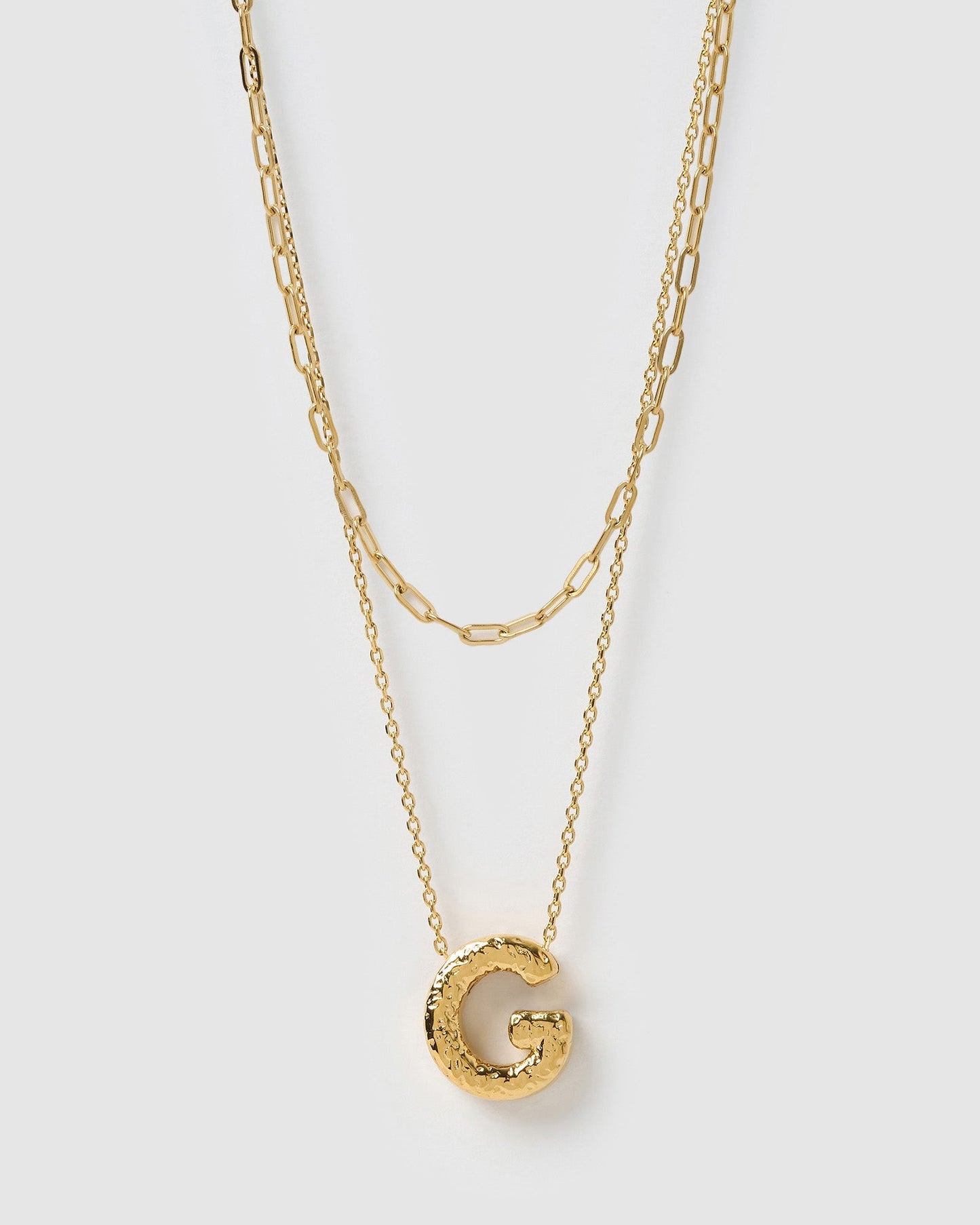 Statement Letter Necklace Stack