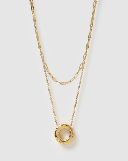 Statement Letter Necklace Stack