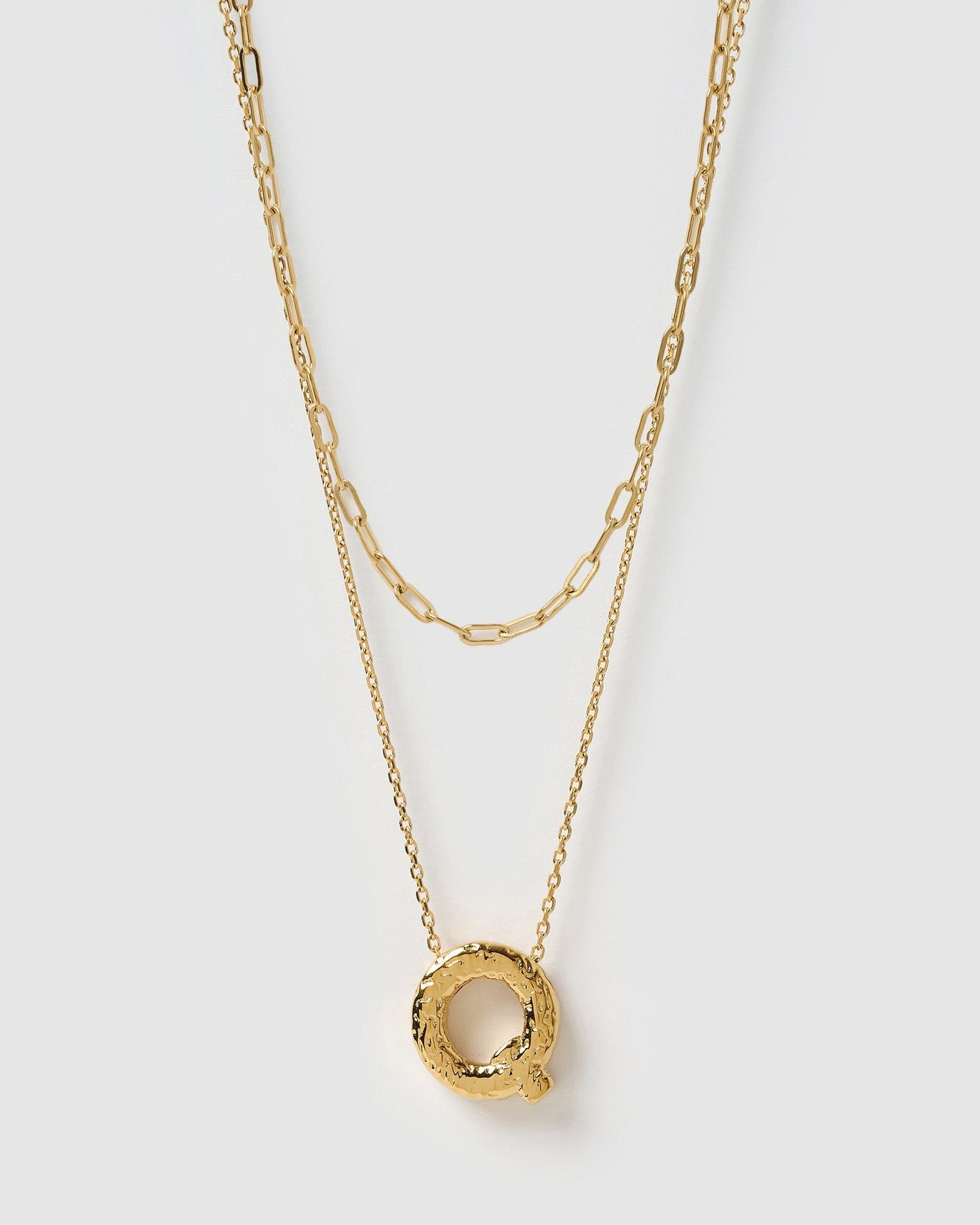 Statement Letter Necklace Stack
