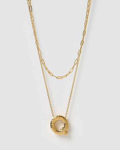 Statement Letter Necklace Stack