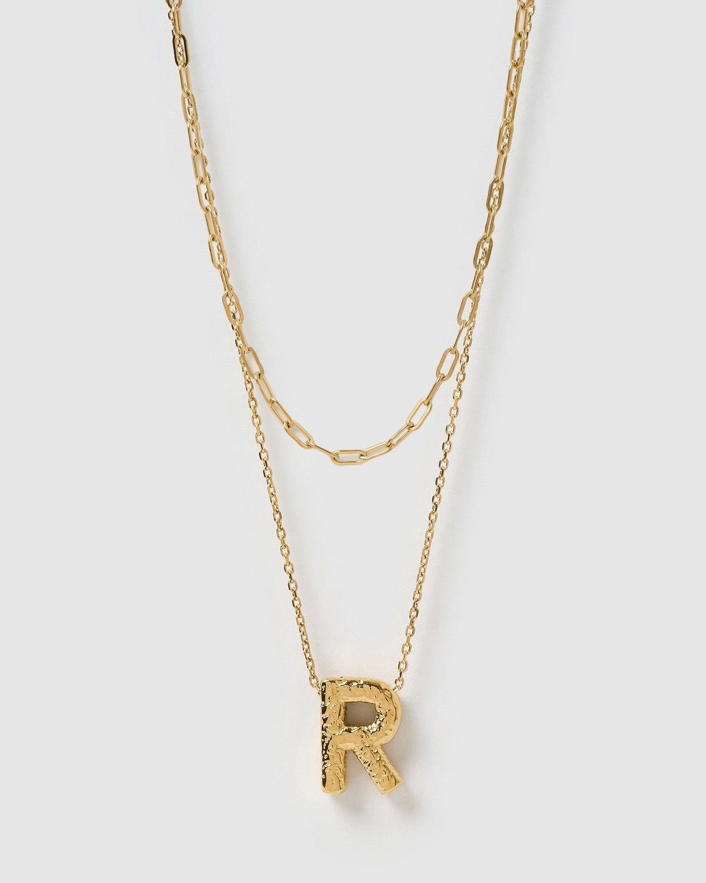 Statement Letter Necklace Stack