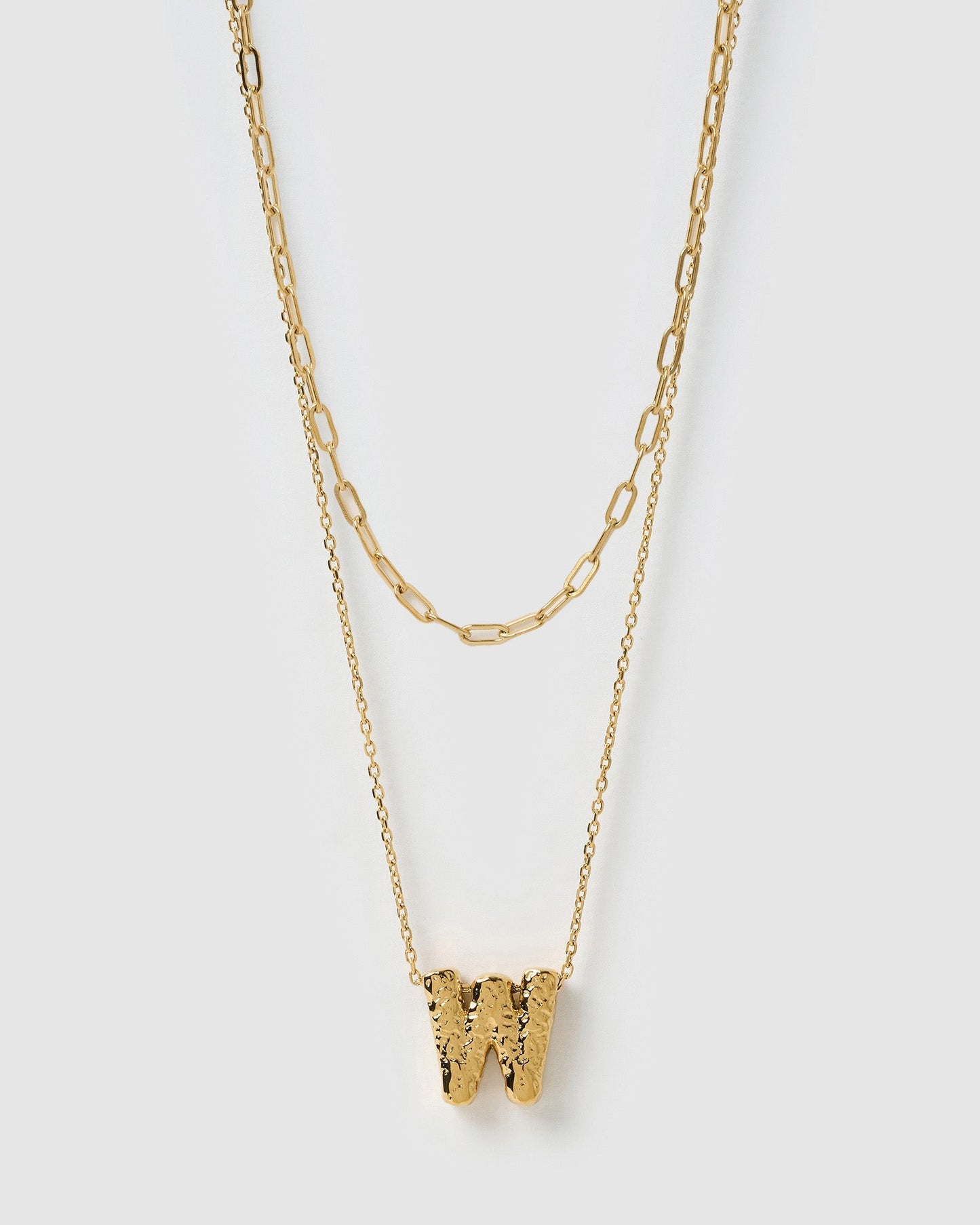 Statement Letter Necklace Stack