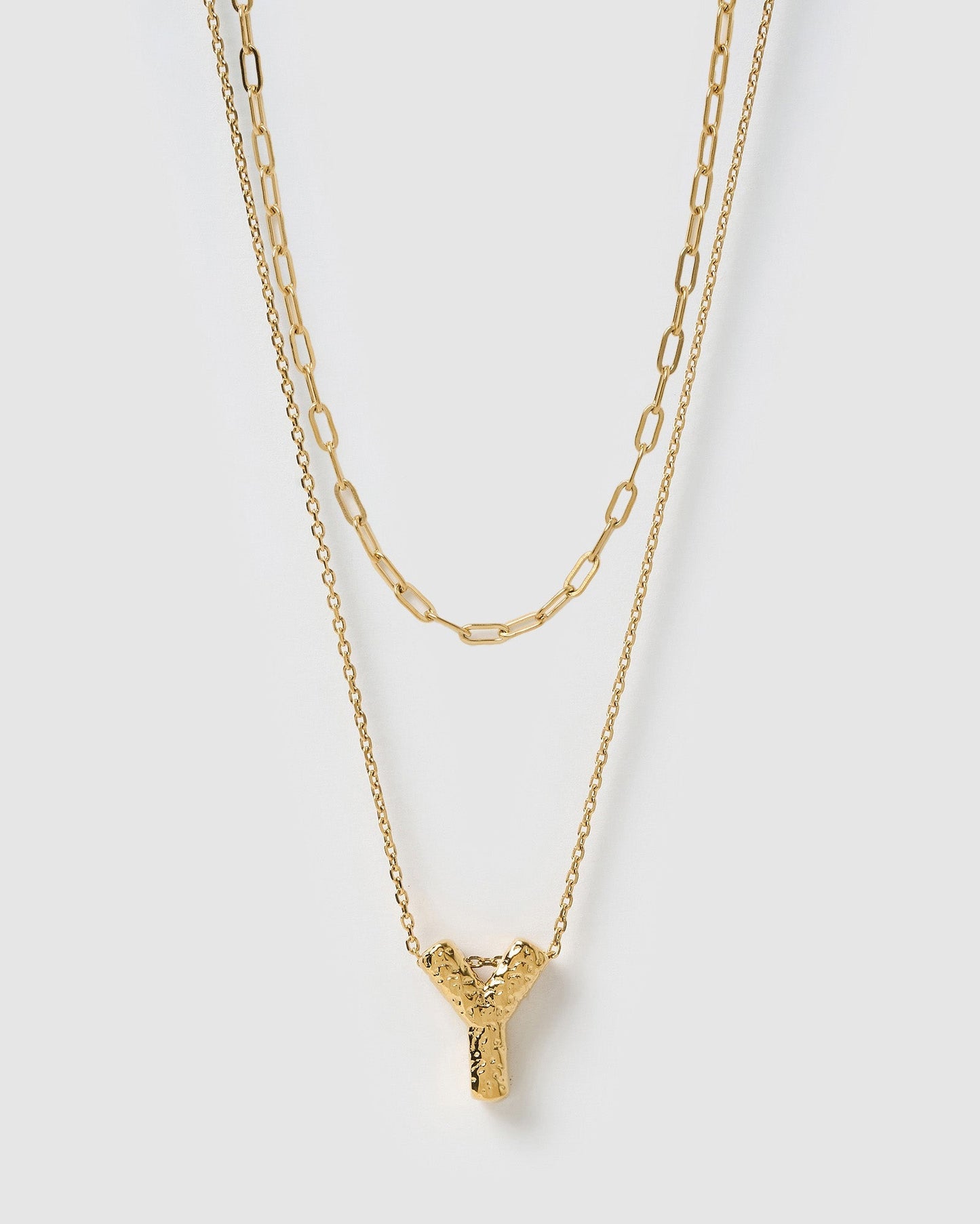 Statement Letter Necklace Stack