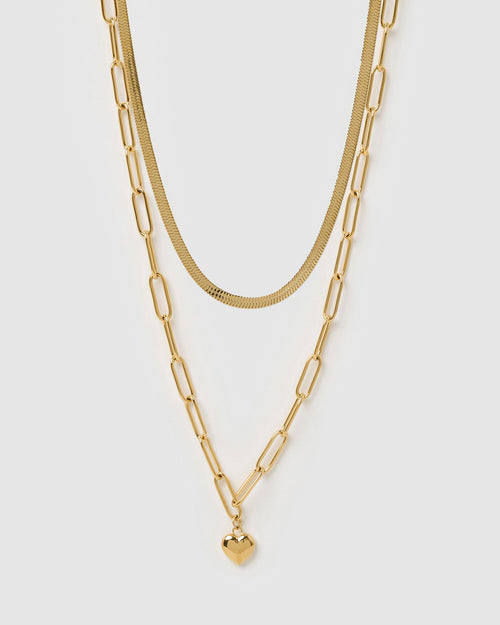 Sweetie Necklace Stack - Gold