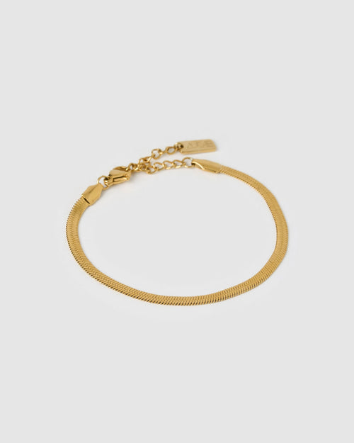 Sylvia Gold Snake Chain Bracelet