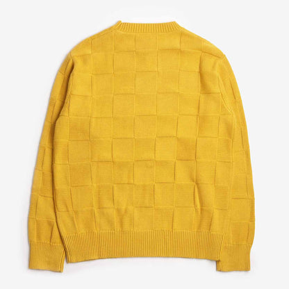 Service Works Check Knit Crewneck