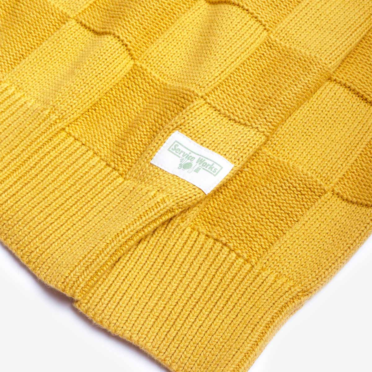 Service Works Check Knit Crewneck