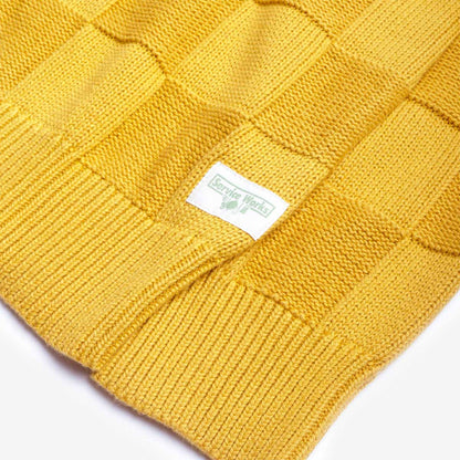 Service Works Check Knit Crewneck