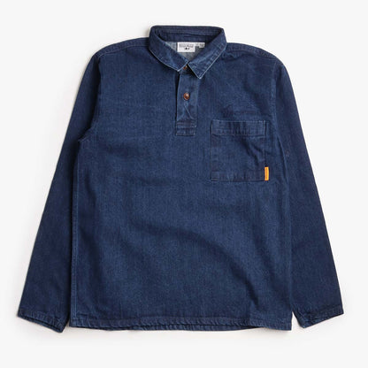Service Works Denim Script Popover Jacket