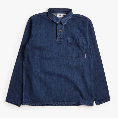 Service Works Denim Script Popover Jacket