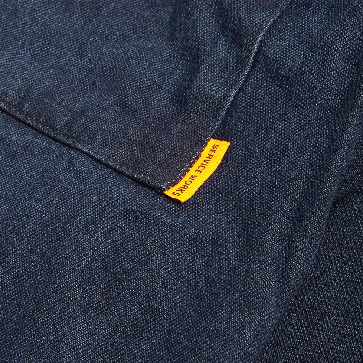 Service Works Denim Script Popover Jacket