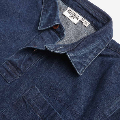 Service Works Denim Script Popover Jacket