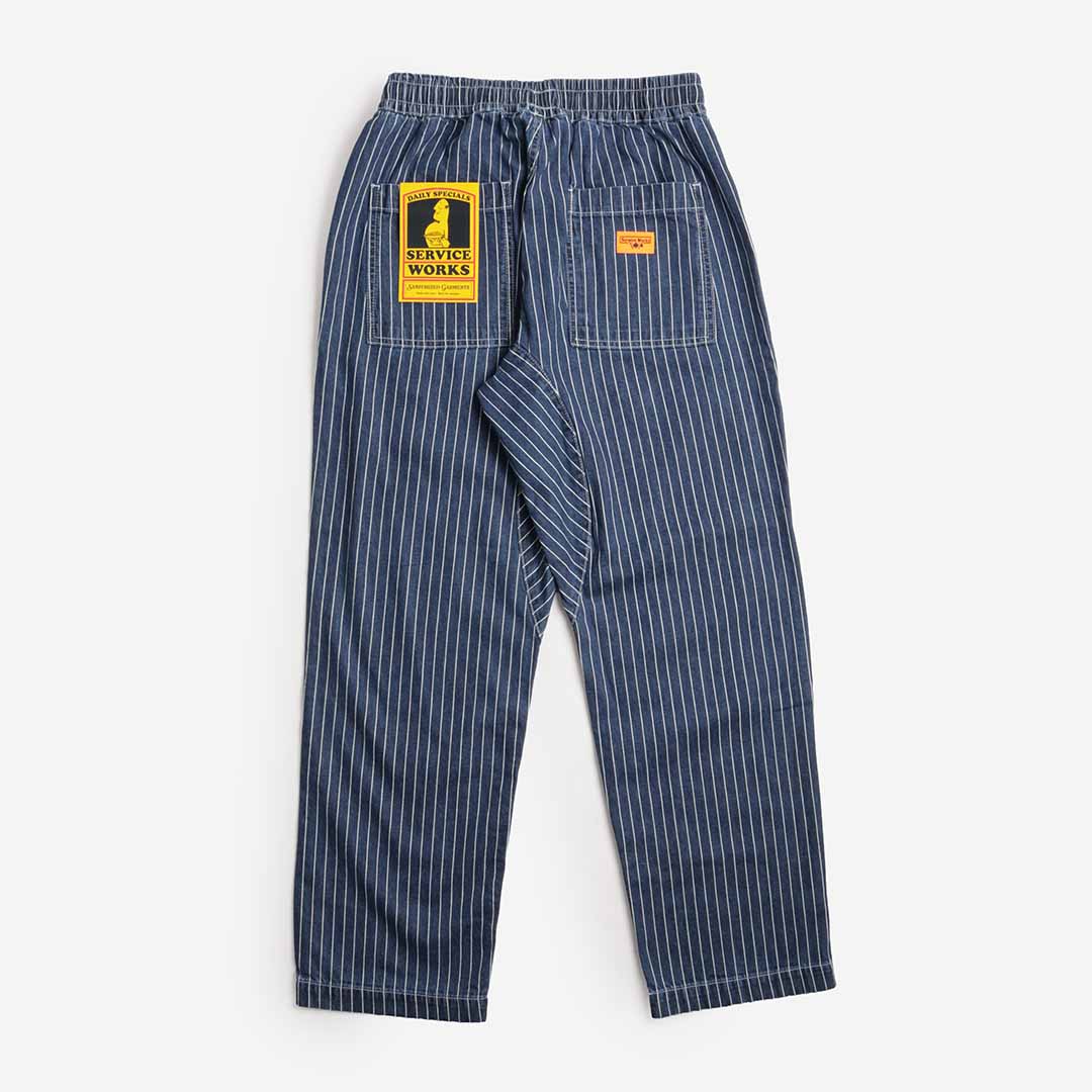 Sevice Works Pinstripe Denim Chef Pants