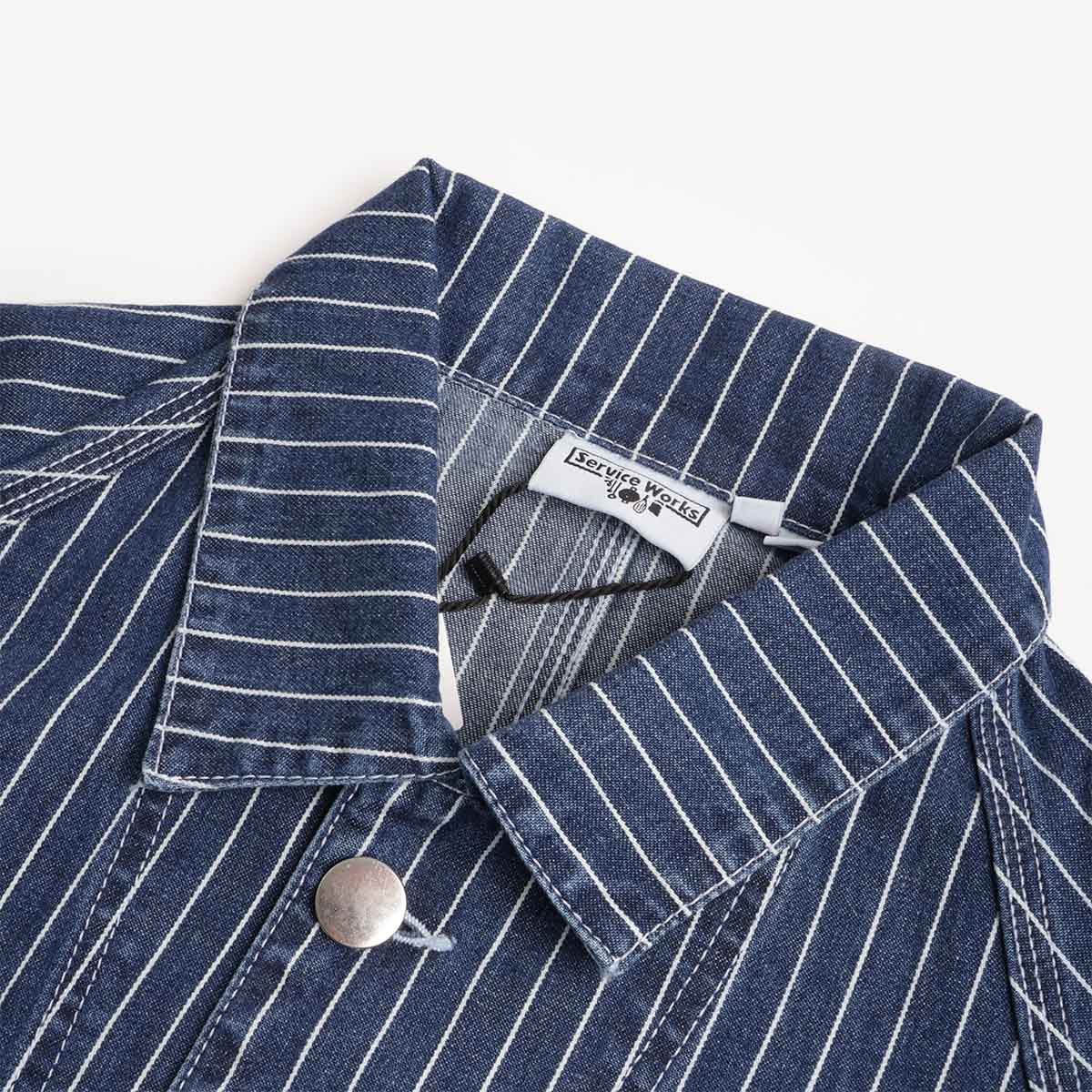 Service Works Pinstripe Denim Coverall 2.0 Jacket