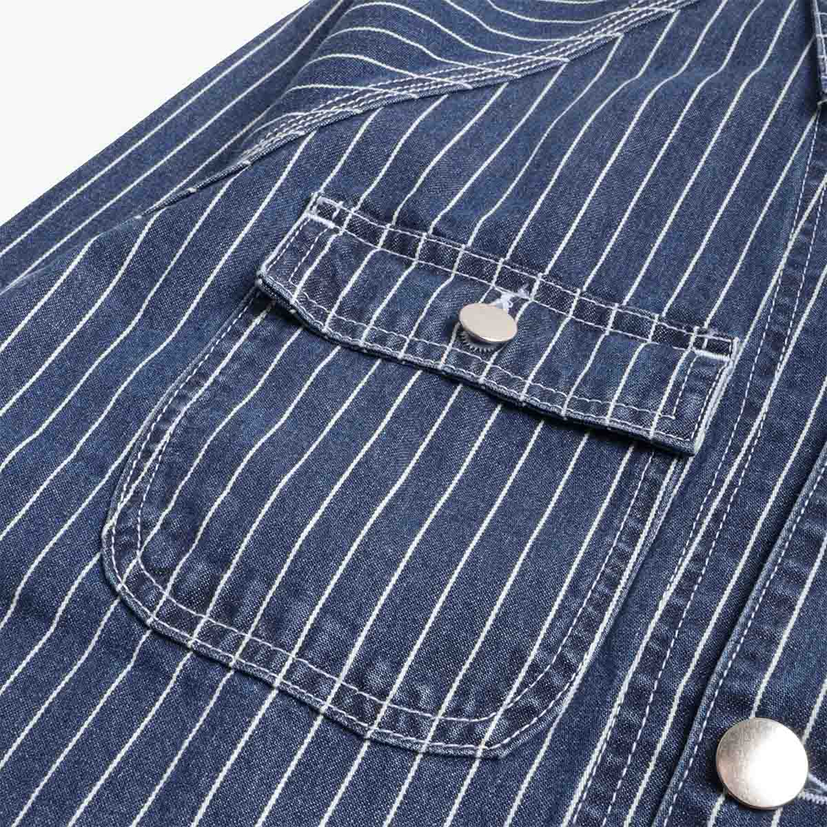 Service Works Pinstripe Denim Coverall 2.0 Jacket