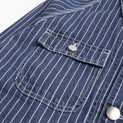 Service Works Pinstripe Denim Coverall 2.0 Jacket