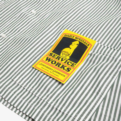 Service Works Poplin Stripe Waiter Shirt
