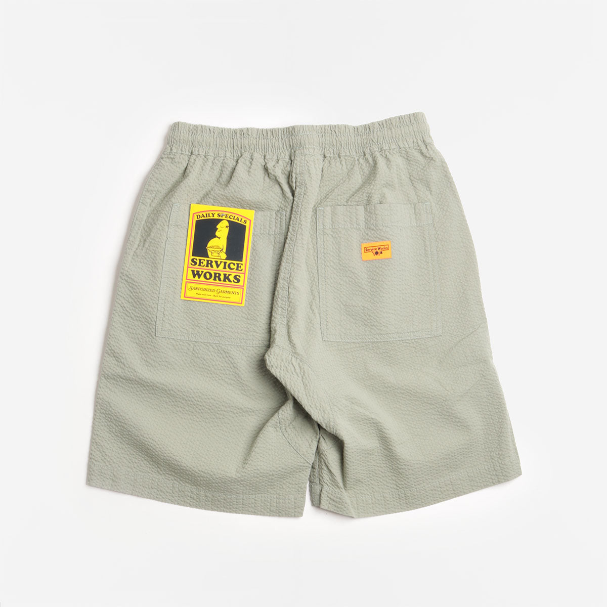 Service Works Seersucker Chef Shorts