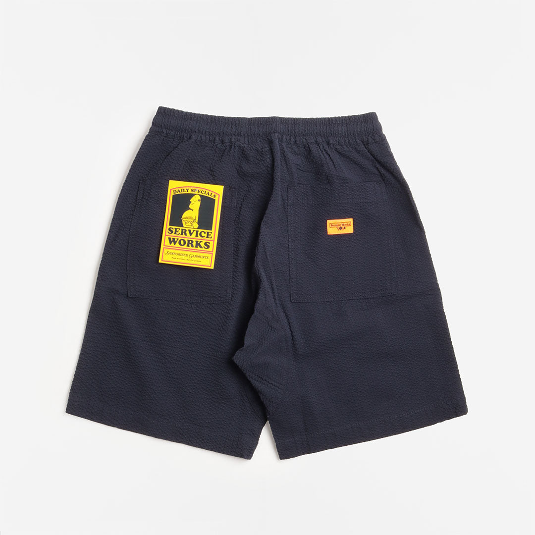 Service Works Seersucker Chef Shorts