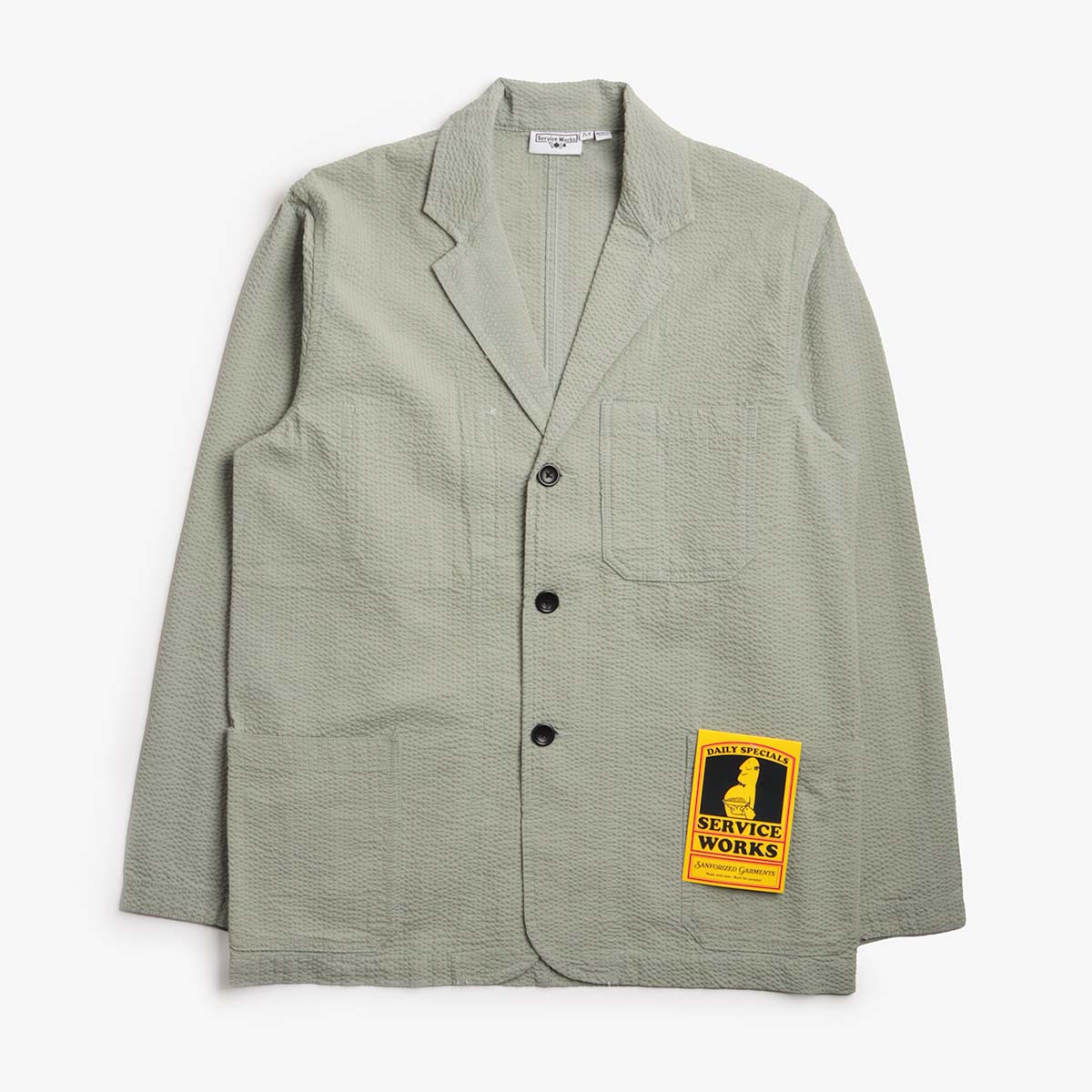 Service Works Seersucker Server Suit Jacket