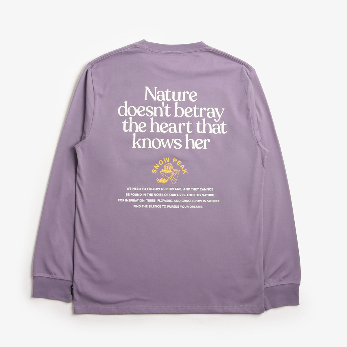 Snow Peak Living With Nature Long Sleeve T-Shirt