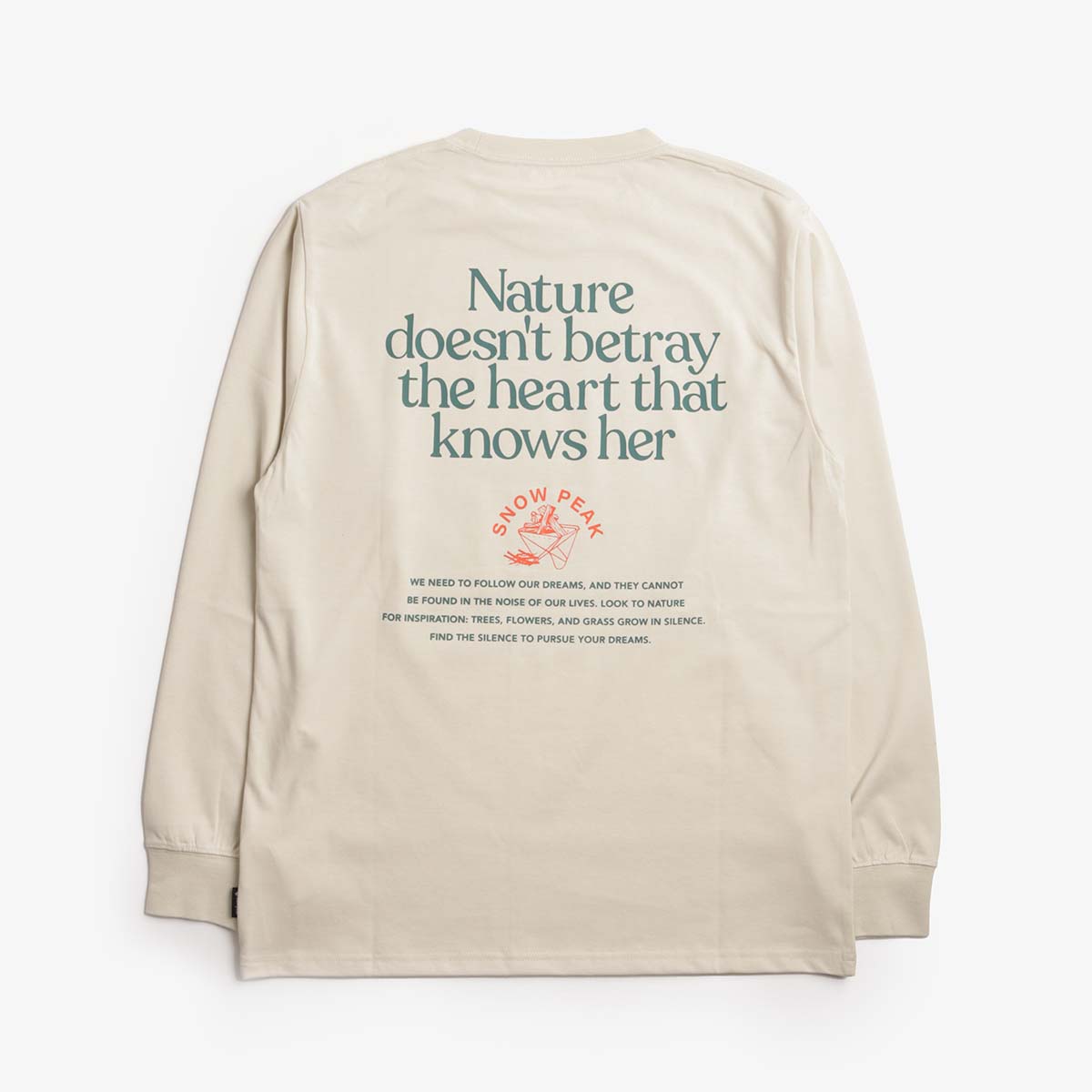 Snow Peak Living With Nature Long Sleeve T-Shirt