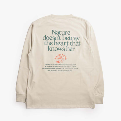 Snow Peak Living With Nature Long Sleeve T-Shirt