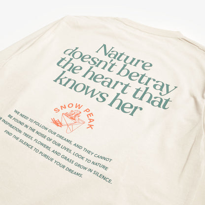 Snow Peak Living With Nature Long Sleeve T-Shirt