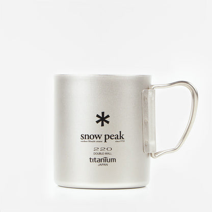 Snow Peak Titanium Double Wall 220 Mug
