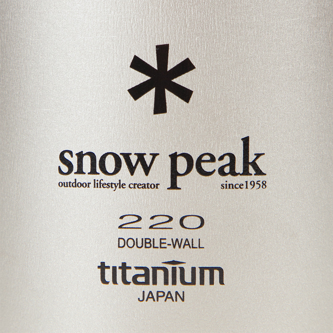 Snow Peak Titanium Double Wall 220 Mug