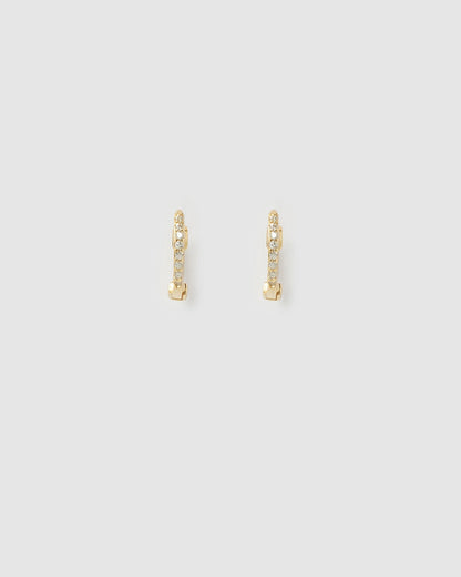 Glitter Earring Stack - Stone
