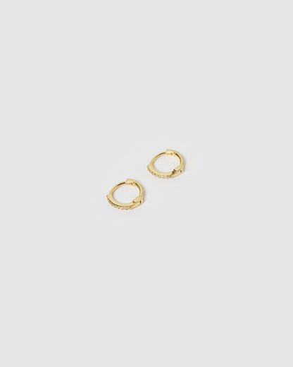 Tabitha Gold Huggie Earrings