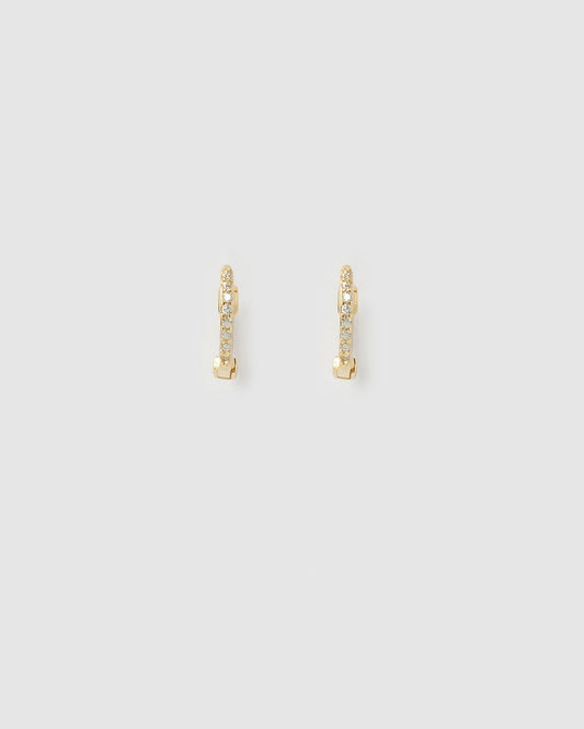 Tabitha Gold Huggie Earrings