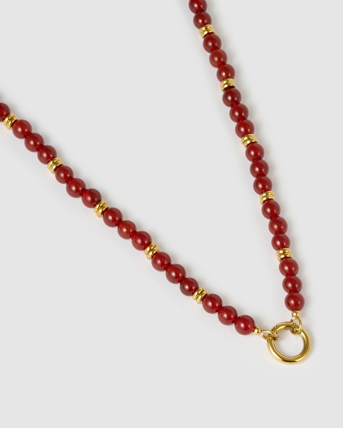 Tallulah Necklace - Red Agate