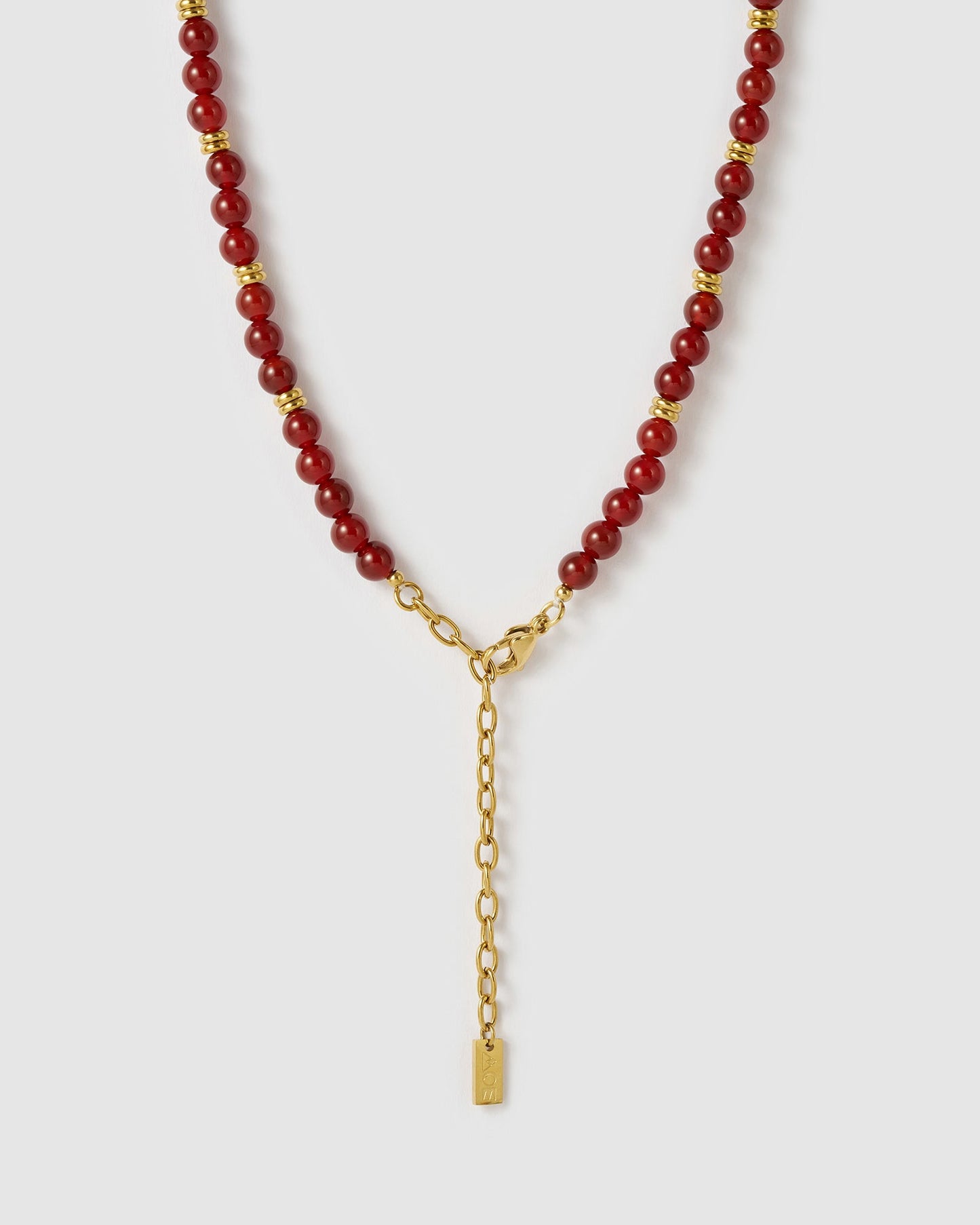 Tallulah Necklace - Red Agate
