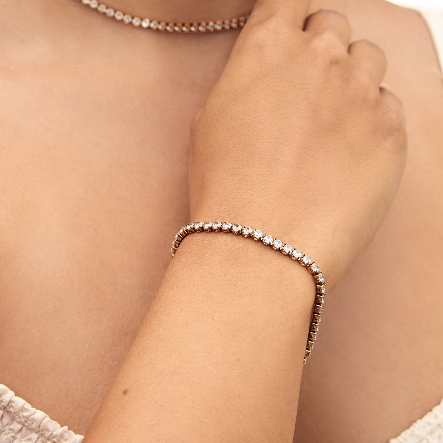 Tennis Bracelet - Rose Gold