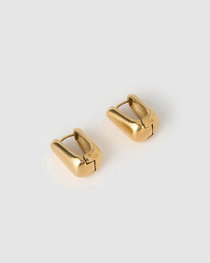 Tess Gold Hoop Earrings