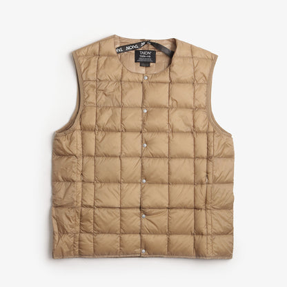 Taion Crew Neck Button Down Vest